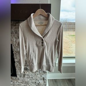 Banana Republic neutral heathered oatmeal sweater XS